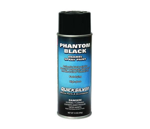 Quicksilver Pintura en Spray Mercury Negra Translúcida – 340g