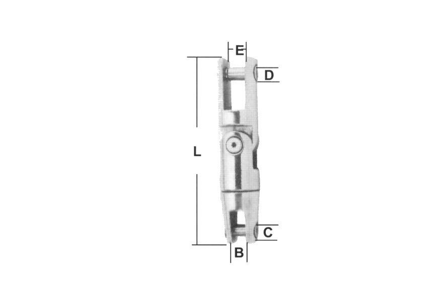 Lalizas Conector Articulado de Cadena al Ancla – Acero Inoxidable 316