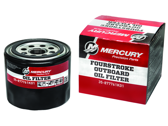 Mercury Filtro de Aceite de Cartucho Atornillable para Motores Fueraborda 4-Tiempos
