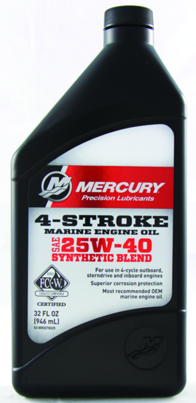 Mercury Aceite Sintetico 4 Tiempos 25W40 para Motores Fueraborda