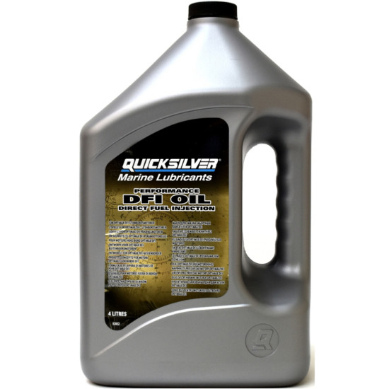 Quicksilver Aceite para Fuerabordas 2-Tiempos con Inyección Directa (DFI) y OptiMax – 4 Litros