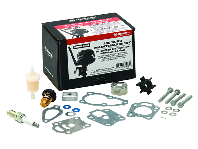 Mercury Kit de Mantenimiento 4/5/6 HP 4 T (300 horas)