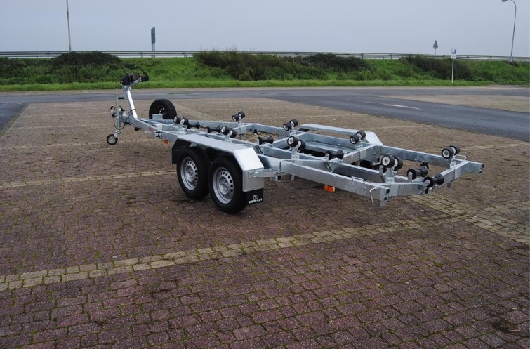 Remolque Nautico NDF-60 - 2 ejes con freno - Homologado hasta 2.000Kg