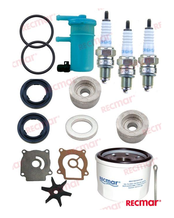 Recmar Kit de Mantenimiento Motor Suzuki DF40 DF50 (2006–2010)