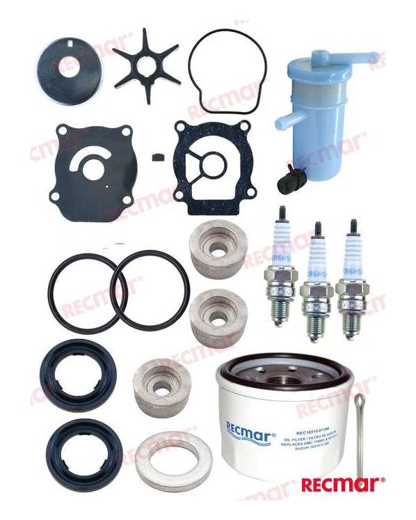 Recmar Kit de Mantenimiento Motor Suzuki DF40A DF50A DF60A (2010+)